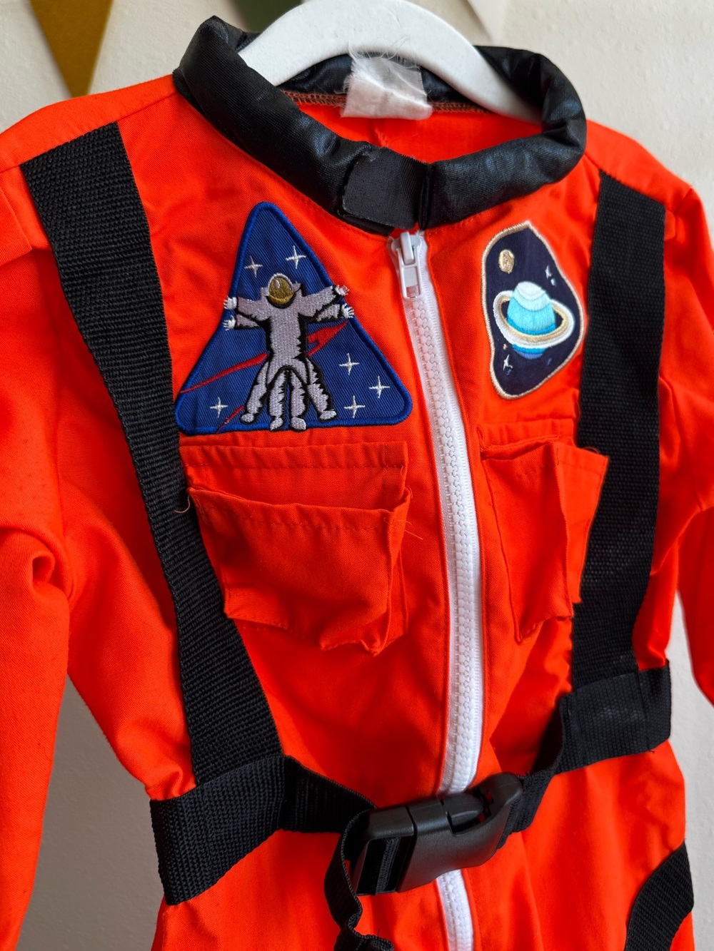 TEETOT & CO. | Kids Orange Space Explorer Jumpsuit - Picture 3 of 7